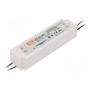 Power supply: switched-mode | LED | 33.6W | 9÷24VDC | 1400mA | IP67