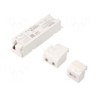 Power supply: switched-mode | LED | 35W | 48VDC | 73÷730mA | 198÷264VAC