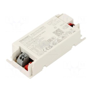 Power supply: switched-mode | LED | 36W | 24÷42VDC | 700÷850mA | IP20