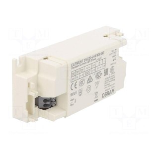 Power supply: switched-mode | LED | 36W | 60VDC | 900mA | 198÷264VAC