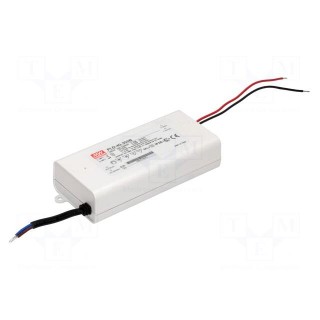 Power supply: switched-mode | LED | 37.8W | 70÷108VDC | 350mA | IP30