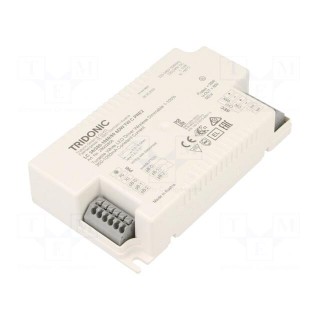 Power supply: switched-mode | LED | 38W | 20÷50VDC | 350÷1050mA | IP20