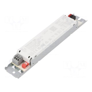 Power supply: switched-mode | LED | 38W | 20÷54VDC | 400÷700mA | IP20