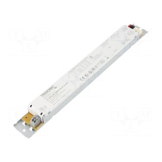 Power supply: switched-mode | LED | 38W | 51÷109VDC | 250÷350mA | IP20