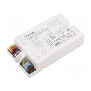 Power supply: switched-mode | LED | 40W | 18÷64VDC | 200÷1050mA | IP20