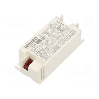 Power supply: switched-mode | LED | 40W | 20÷50VDC | 500mA÷1.05A | IP20