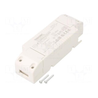 Power supply: switched-mode | LED | 40W | 27÷45VDC | 900mA | 198÷264VAC