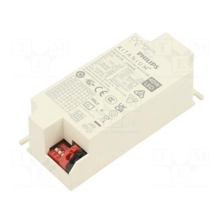 Power supply: switched-mode | LED | 40W | 5÷44VDC | 700÷1050mA | IP20