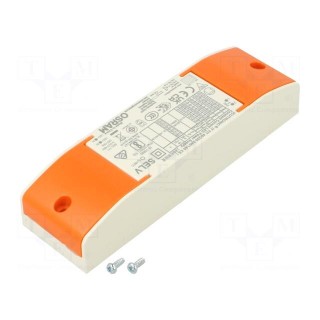 Power supply: switched-mode | LED | 44.1W | 23÷42VDC | 700mA÷1.05A