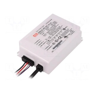 Power supply: switched-mode | LED | 45W | 24VDC | 1.88A | 90÷295VAC
