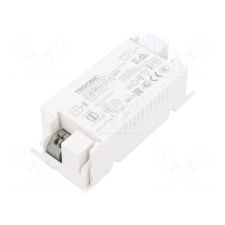 Power supply: switched-mode | LED | 45W | 27÷45VDC | 1050mA | -20÷50°C