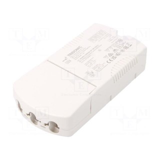 Power supply: switched-mode | LED | 45W | 27÷54VDC | 450÷1050mA | IP20