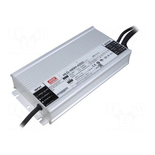 Power supply: switched-mode | LED | 478.8W | 42VDC | 11.4A | 90÷305VAC