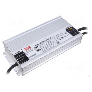Power supply: switched-mode | LED | 479W | 85÷171VDC | 2.8A | 90÷305VDC