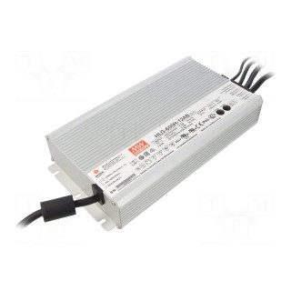 Power supply: switched-mode | LED | 480W | 12VDC | 20÷40A | 90÷305VAC