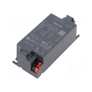 Power supply: switched-mode | LED | 48W | 31÷46VDC | 1050mA | IP20 | 90%