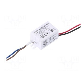 Power supply: switched-mode | LED | 4W | 3÷12VDC | 350mA | 90÷264VAC