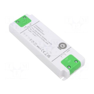 Power supply: switched-mode | LED | 50W | 12VDC | 4.16A | 198÷264VAC