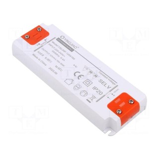 Power supply: switched-mode | LED | 50W | 12VDC | 4.16A | 220÷240VAC