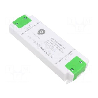 Power supply: switched-mode | LED | 50W | 24VDC | 2.08A | 180÷264VAC