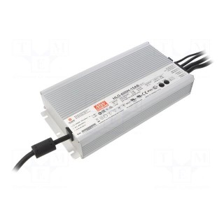Power supply: switched-mode | LED | 540W | 15VDC | 18÷36A | 90÷305VAC