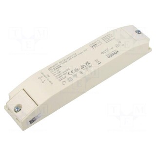 Power supply: switched-mode | LED | 60W | 12.5VDC | 220÷240VAC | IP20