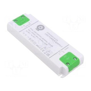 Power supply: switched-mode | LED | 60W | 12VDC | 5A | 198÷264VAC | OUT: 1