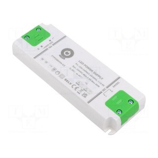 Power supply: switched-mode | LED | 60W | 24VDC | 2.5A | 198÷264VAC