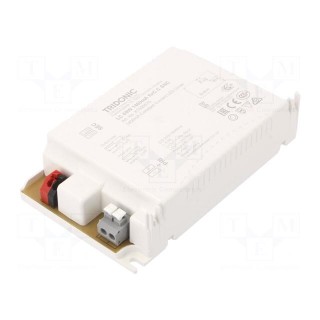 Power supply: switched-mode | LED | 60W | 30÷43VDC | 1400mA | IP20 | LC