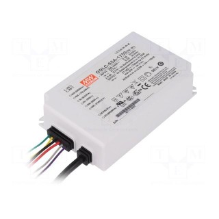 Power supply: switched-mode | LED | 65W | 27÷36VDC | 1750mA | IP67 | 85%