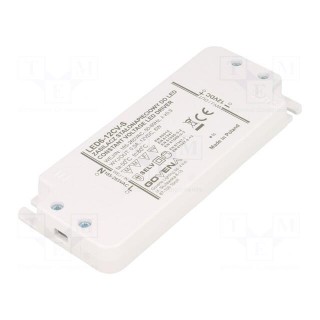 Power supply: switched-mode | LED | 6W | 12VDC | 0.5A | 185÷265VAC | IP20