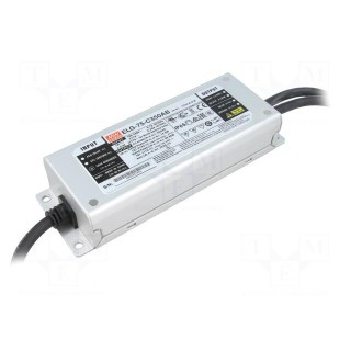 Power supply: switched-mode | LED | 74.9W | 107÷214VDC | 175÷350mA