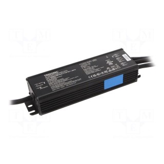 Power supply: switched-mode | LED | 75W | 27÷150VDC | 200÷1400mA | IP67