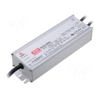 Power supply: switched-mode | LED | 81W | 36VDC | 2.3A | 90÷305VAC | IP67