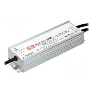 Power supply: switched-mode | LED | 96W | 36VDC | 2.65A | 90÷305VAC