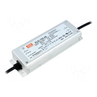 Power supply: switched-mode | LED | 96W | 48VDC | 2A | 180÷295VAC | IP67