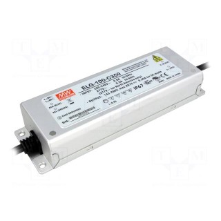 Power supply: switched-mode | LED | 100.1W | 143÷286VDC | 350mA | IP67