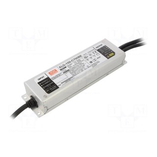 Power supply: switched-mode | LED | 134.4W | 107÷192VDC | 700mA | IP67