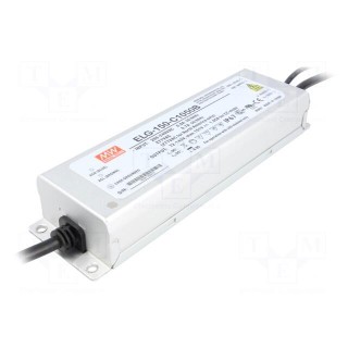 Power supply: switched-mode | LED | 150.15W | 72÷143VDC | 1050mA | IP67