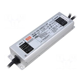 Power supply: switched-mode | LED | 150W | 24VDC | 6.25A | 100÷305VAC