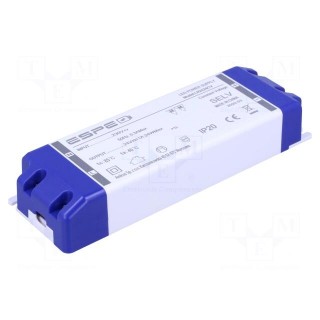 Power supply: switched-mode | LED | 24W | 24VDC | 1A | 220÷240VAC | IP20