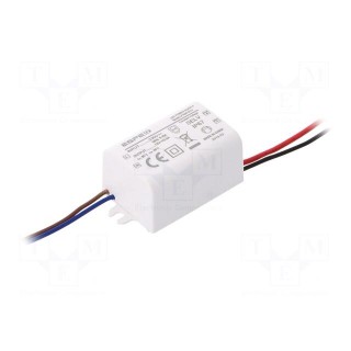 Power supply: switched-mode | LED | 6W | 12VDC | 500mA | 220÷240VAC