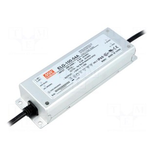Power supply: switched-mode | LED | 96.12W | 54VDC | 48.6÷59.4VDC