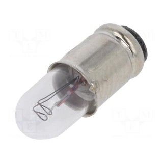 Filament lamp: Midget | S5,7s | 28VDC | 40mA | Bulb: T1 3/4 | Ø: 6mm