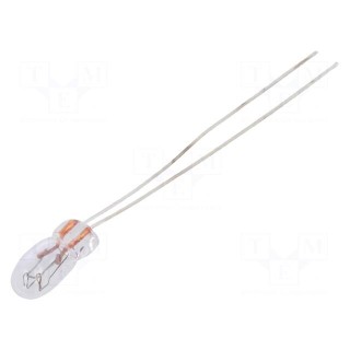 Filament lamp: miniature | 12VDC | 50mA | Bulb: T1 | Ø: 3mm | L: 7mm