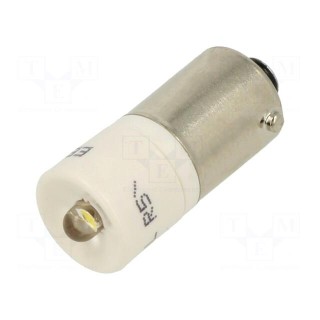 Indicator: LED | BA9S,T10 | white warm | plastic | 28VAC | 28VDC | 3mm