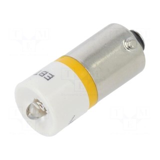 LED lamp | yellow | BA9S,T10 | 24÷30VDC | -20÷60°C | Mat: plastic