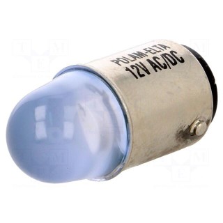 LED lamp | blue | BA15D | 12VDC | 12VAC