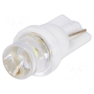 LED lamp | cool white | T08 | Urated: 12VDC | 3lm | No.of diodes: 1 | 120°