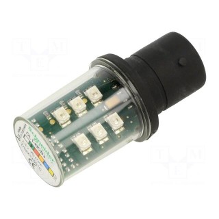 LED lamp | green | BA15D | 24VDC | 24VAC